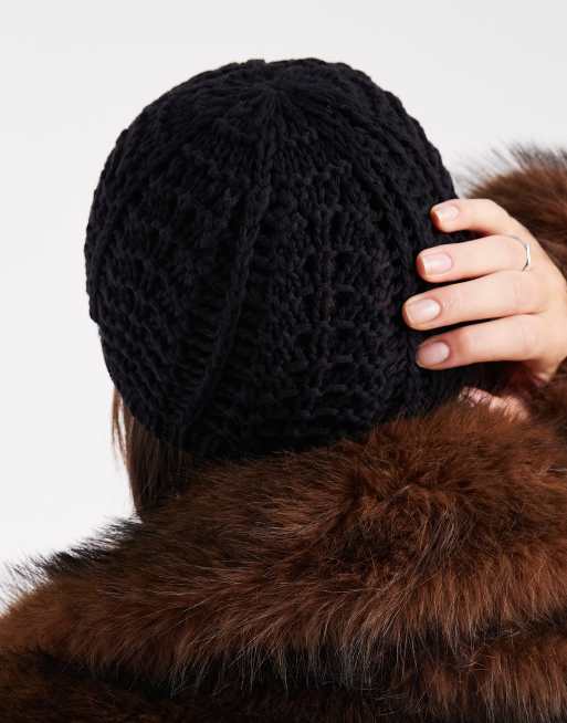 Levi's - Berretto nero all'uncinetto, 2 di 3