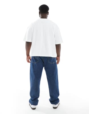 Levi's Big & Tall 501 Original Straight Fit Jeans In Blue