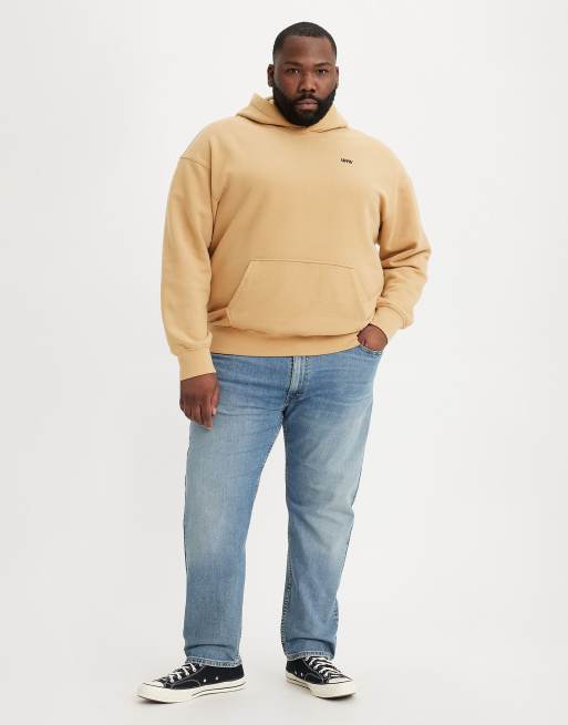 Levi's Big & Tall – 502 – Niebieskie zwężane jeansy w odcieniu vintage 