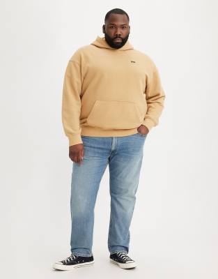 Big & Tall - 502 - Schmal zulaufende Jeans in mittlerer Vintage-Waschung-Blau Blau W42 L32