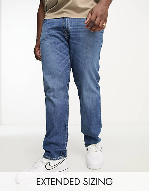 Levi's Big & Tall 502 tapered fit jeans in blue wash | ASOS