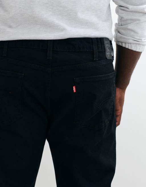 Levi's Big & Tall 502 tapered jeans in black , 4 of 5