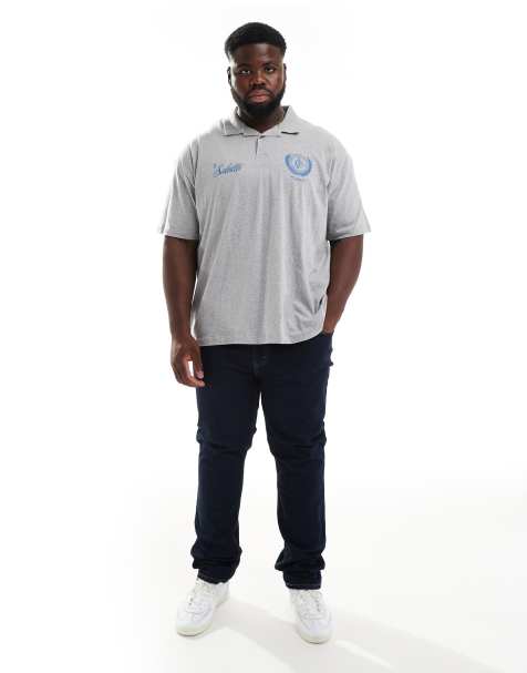 Levi's Big & Tall – 511 – Schmal geschnittene Jeans mit dunkler Waschung - view 1