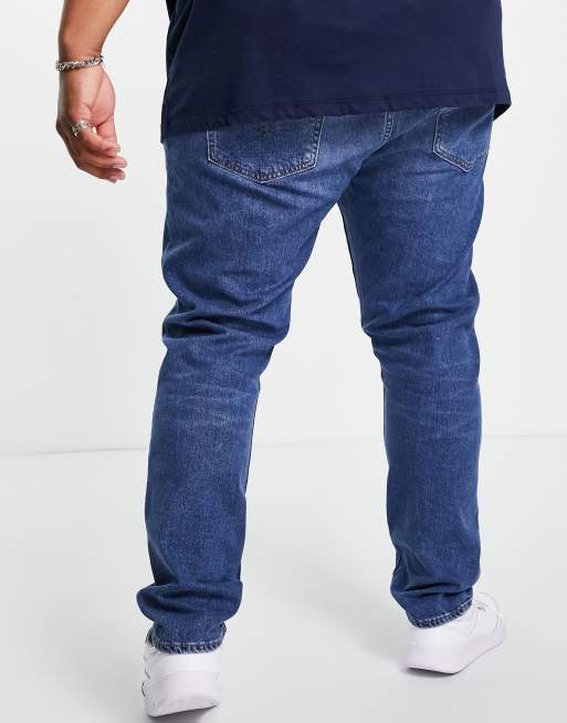 Levi's Big & Tall 512 slim tapered fit jeans in mid blue wash | ASOS