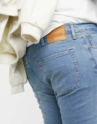 levi's 512 slim tapered fit jeans in pelican rust mid wash