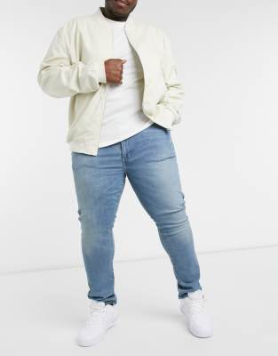big and tall slim tapered jeans
