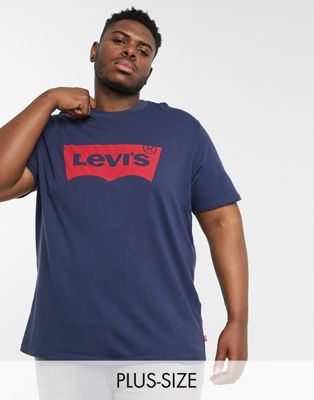 Levi's Big & Tall Batwing Logo T-shirt In Navy | ModeSens