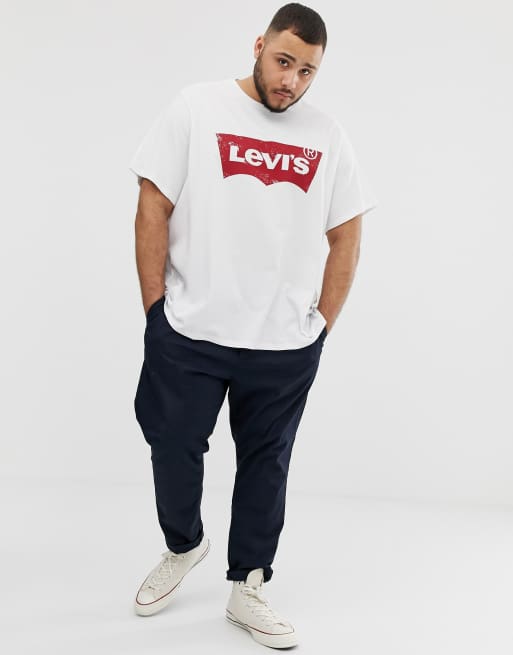 White levi's hotsell big and tall