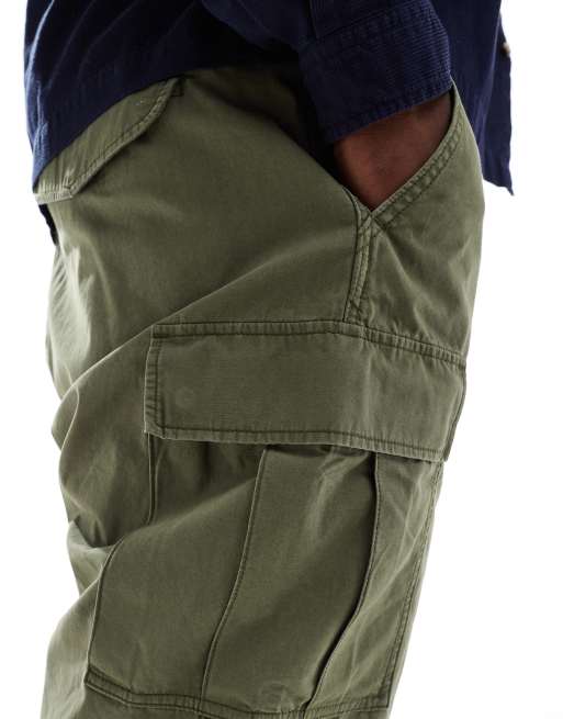 Levi's Big Tall carrier cargo pocket canvas shorts in dark