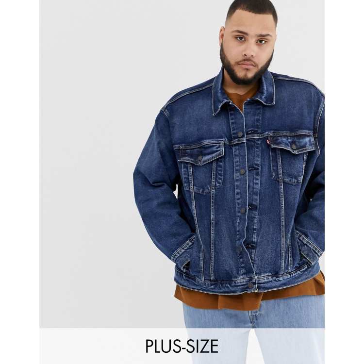 Levi's men's trucker outlet jacket big and tall