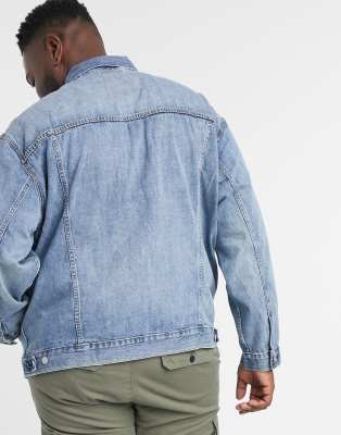 levi's big and tall trucker jacket