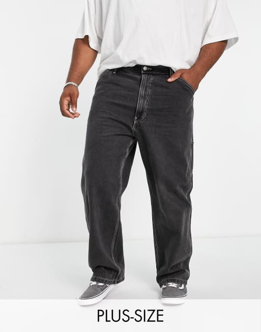 Big and tall grey 2024 jeans