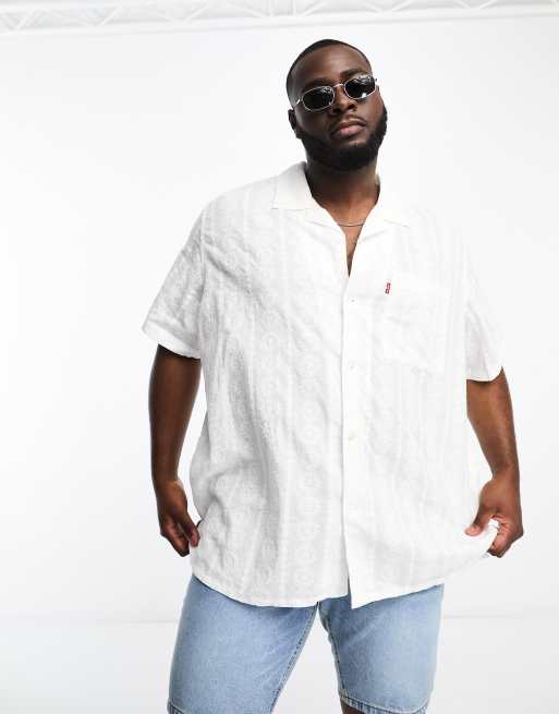 Levi's Big & Tall - Sunset Camp - Overhemd met zakje en witte print