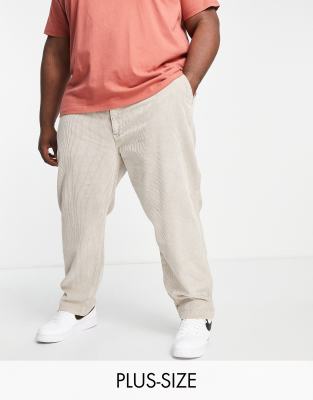 Levi's Big & Tall XX tapered EZ chinos in light tan | ASOS