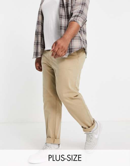 Levi's Big & Tall XX tapered fit chino pants in beige