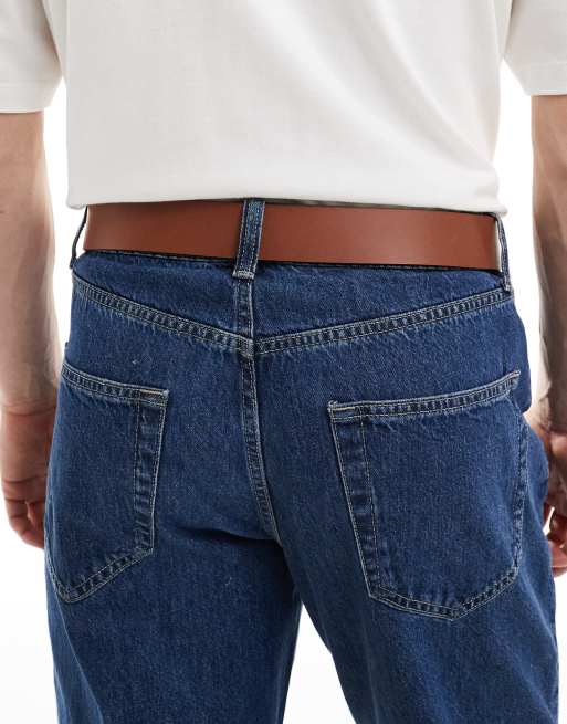 Levi's Billy Plaque Belt Ceinture Mixte En Cuir