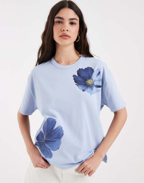 Levi's - Blå T-shirt med print - view 1
