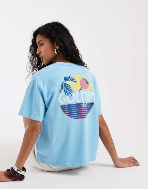 Levi's - Blå T-shirt med print - view 1