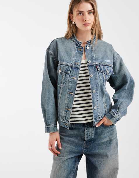 Levi's - Blå trucker-jakke i 90'er-stil - view 1