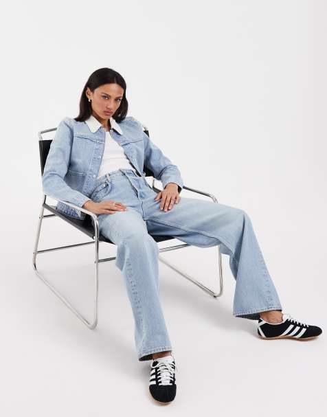 Levi's – Blå truckerjacka i cargostil - view 1