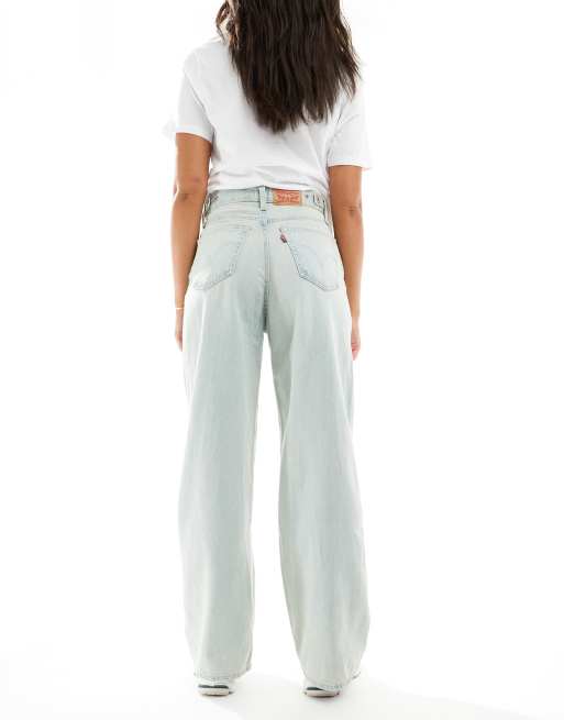Levi's – Blekta baggy jeans med indragen midja , 2 av 5