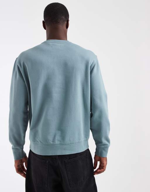 Levi's bluza z logo w kolorze niebieskim, 4 z 5