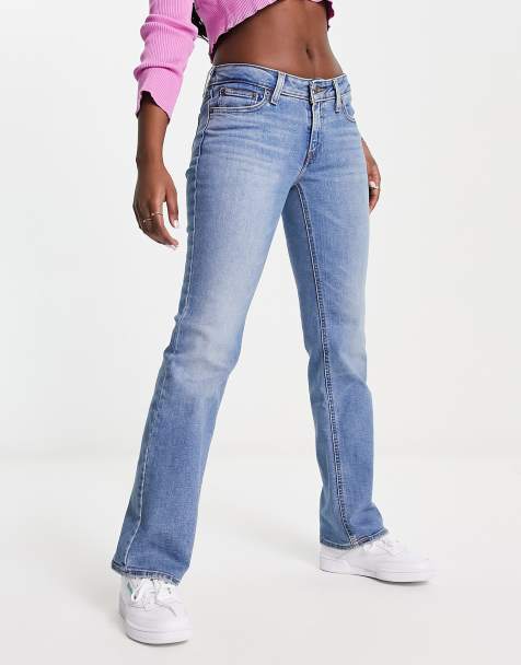 Levi's – Bootcut-Jeans in mittlerer Waschung mit superniedrigem Bund - view 1