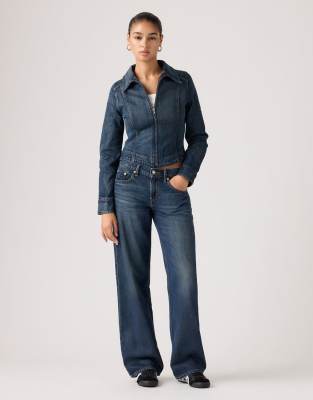 Levi's - Boss - Locker geschnittene Business-Jeans in Blau mit niedrigem Bund