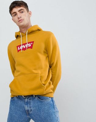 Levi's box logo hoodie mustard | ASOS