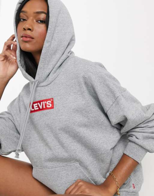 Grey levis hoodie outlet women's