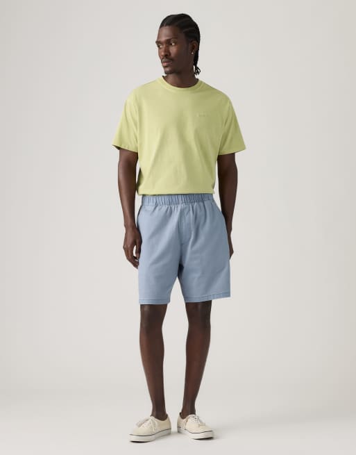 Levi's Boxer cotton linen shorts in blue, 2 of 4