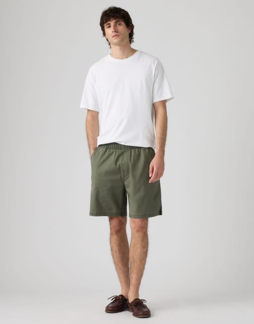 Levi's Boxer cotton linen shorts in grey, 2 of 4