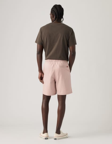 Levi's Boxer cotton linen shorts in red - view 1