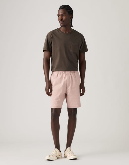 Levi's boxer shorts in cotone e lino rossi, 2 di 4