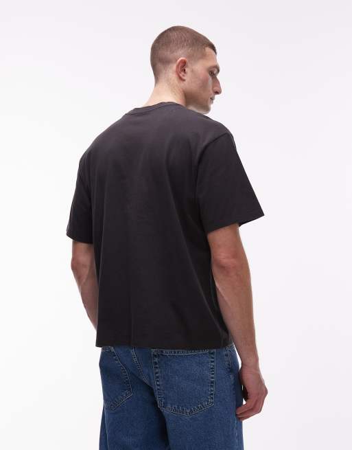 Levi's - Boxy oversized T-shirt met logo in zwart, 3 van 5