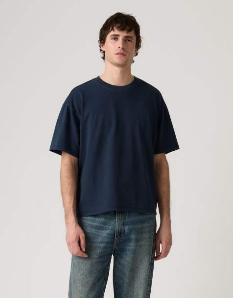 Levi's Boxy tee in blue - view 1