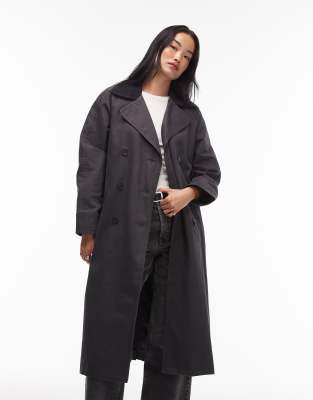 Levi's - Bree - Barn-Trenchcoat in verwaschenem Schwarz