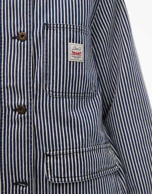 Levi's - Bree - Giacca barn nera a righe, 4 di 4