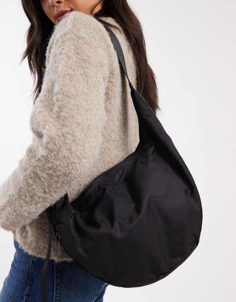 Levi's Brooklyn medium nylon shoulder bag in black - view 1