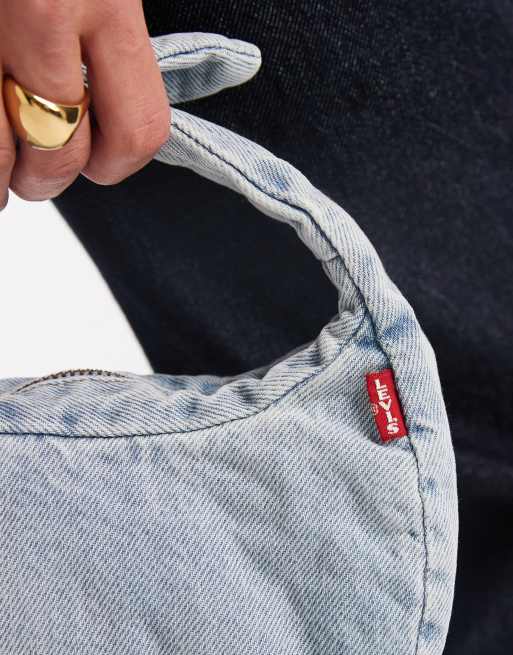Levi's - Brooklyn - Sac noué en jean - Bleu, 3 de 4