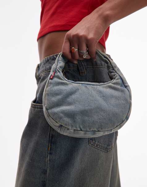 Levi's - Brooklyn - Sac porté épaule en denim - Bleu clair - view 1