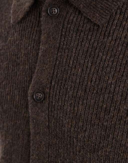Levi's - Brun polotrøje med knapper, 5 af 5
