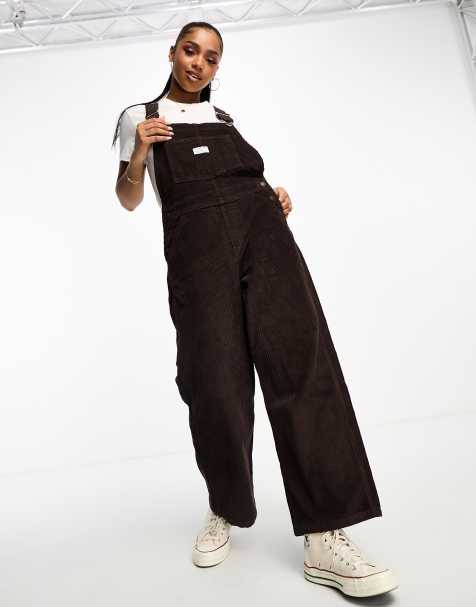 Levi's - Brune overalls i fløjl - view 1