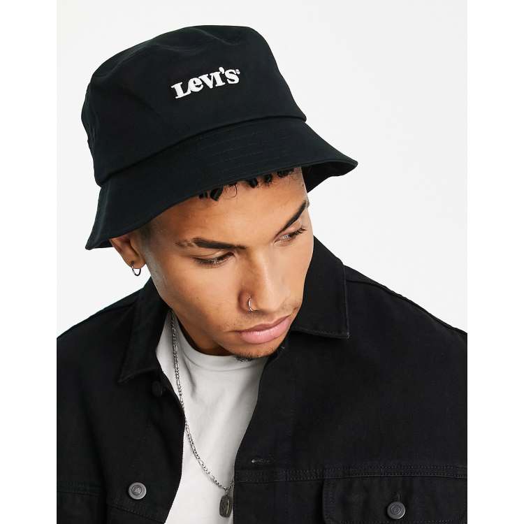 Levi's bucket hat in black with small logo | ASOS