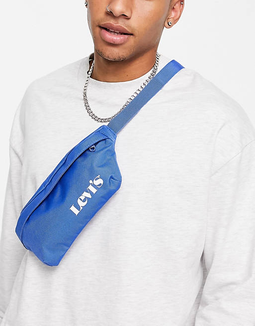Levi's bumbag in blue with small logo