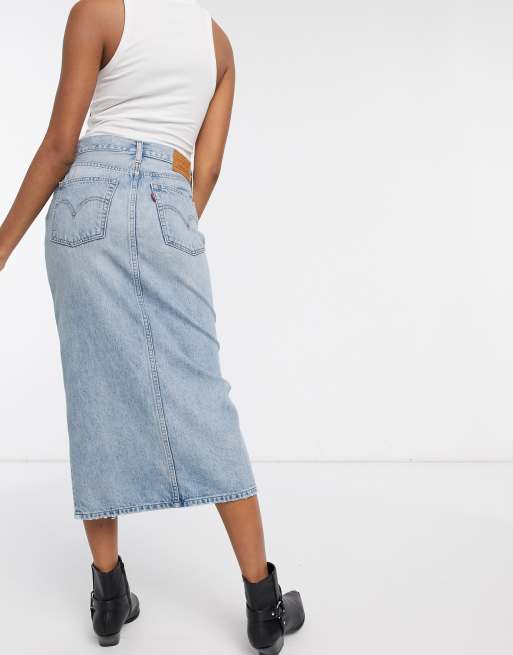 Levi's button outlet thru skirt