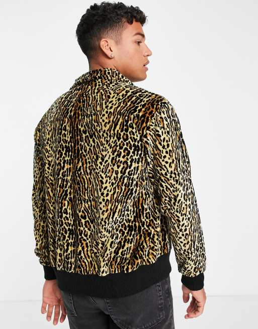 Leopard levi sale jacket