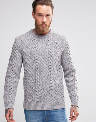 levi's cable knit sweater