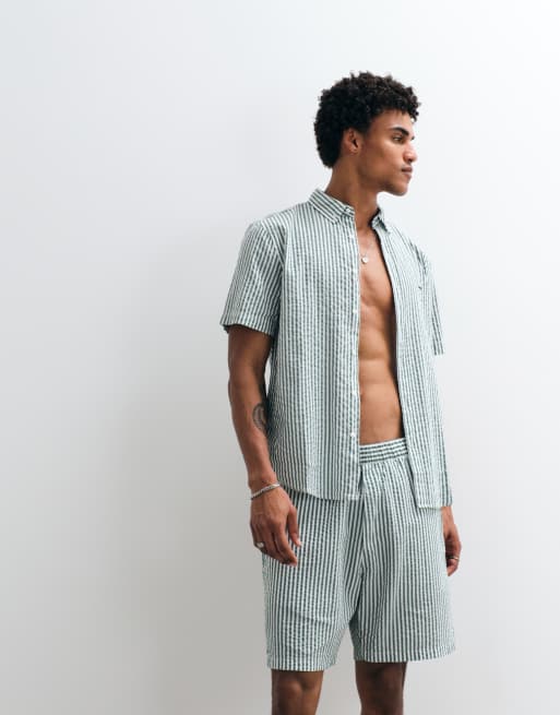 Levi's - Caleçon d'ensemble à rayures - Vert, 2 de 9