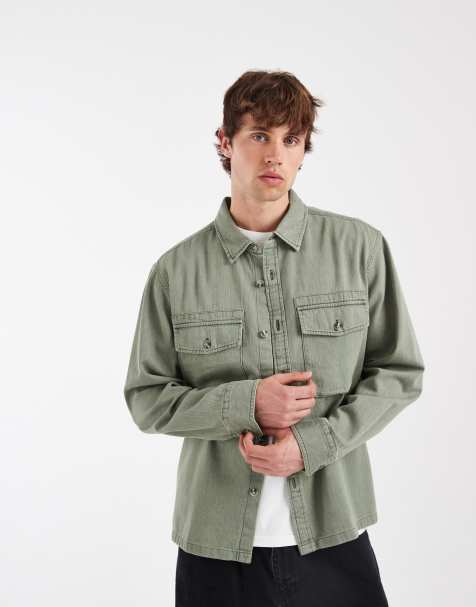 Levi's camicia relaxed Waller verde salvia - view 1